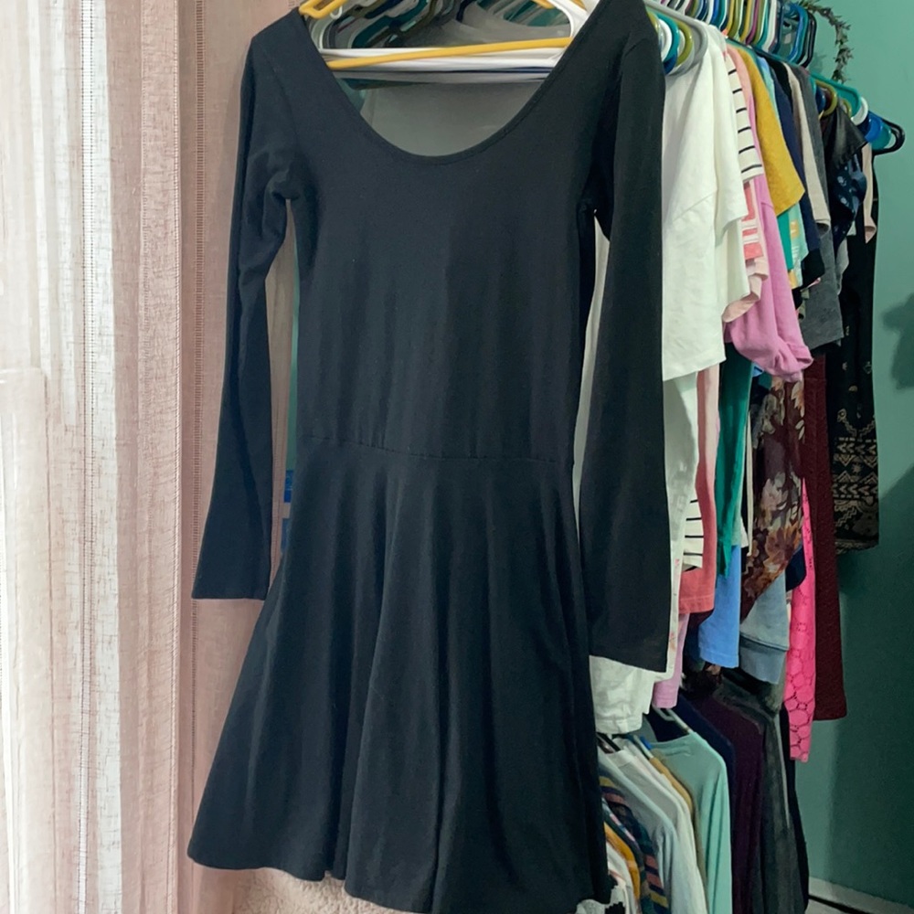 American Eagle black Skater Dress